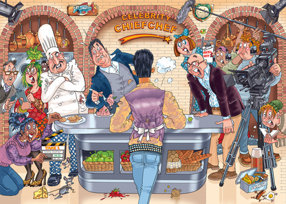 WASGIJ CELEBRITY CHIEF CHEF 1000 BRIKKER