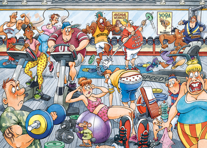 WASGIJ DROPPING THE WEIGHT! 1000 BRIKKER