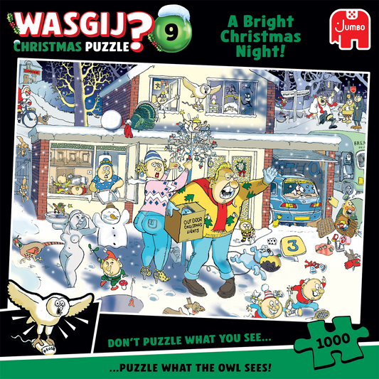 WASGIJ CHRISTMAS A BRIGHT CRISTMAS 1000 BRIKKER