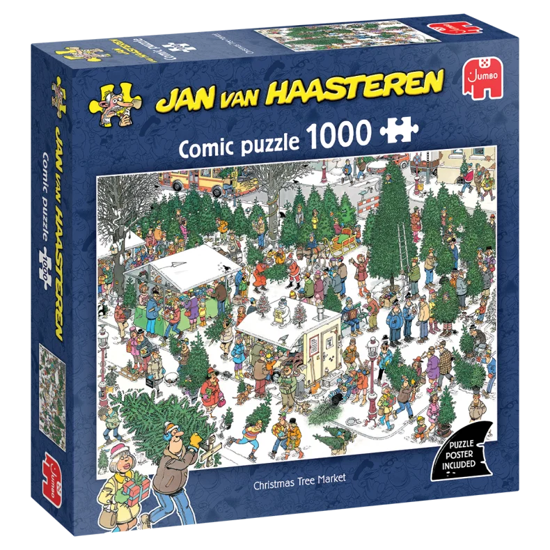 JAN VAN HAASTEREN CHRISTMAS TREE MARKET 1000 BRIKKER