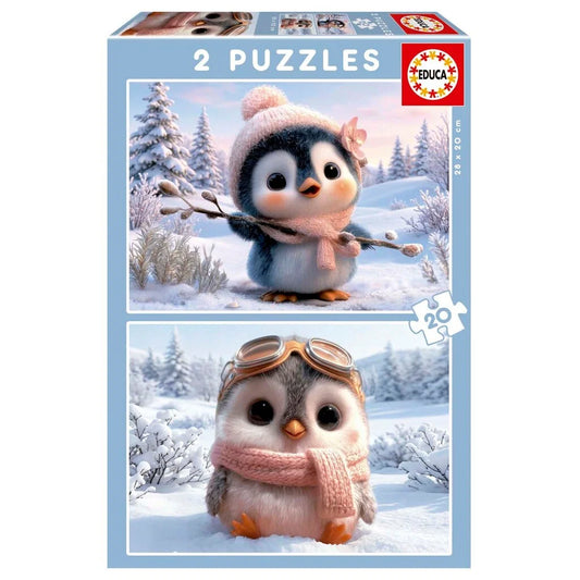 EDUCA CUTE PENGUINS 2X20 PCS