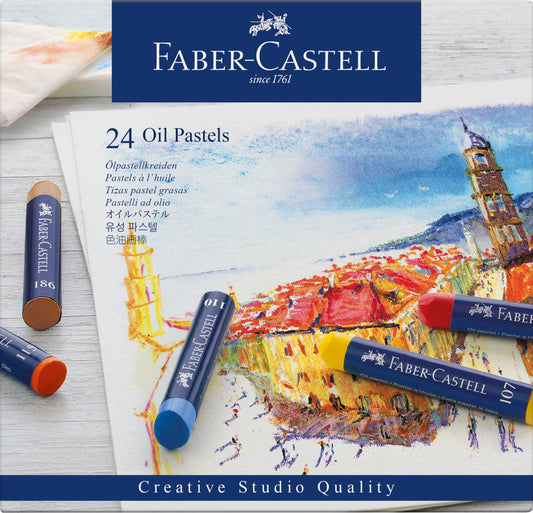 OLIEKRIDT FABER CASTELL PASTELS 24 STK