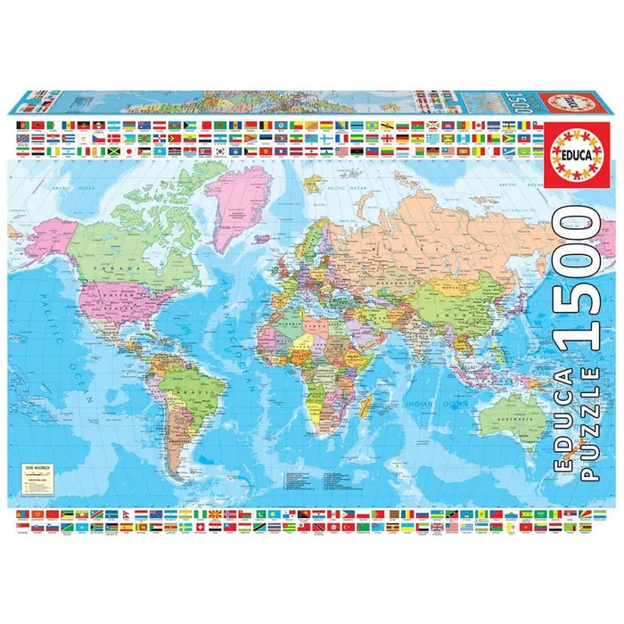 EDUCA THE WORLD MAP 1500 BRIKKER