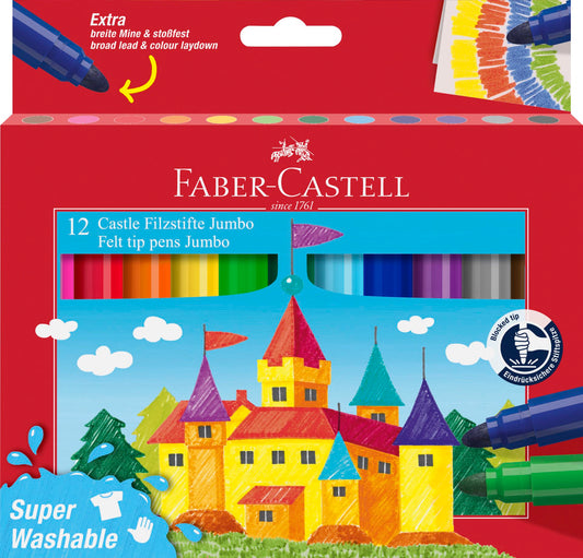 FABER CASTELL FILTTUSCHER 12 ASS.
