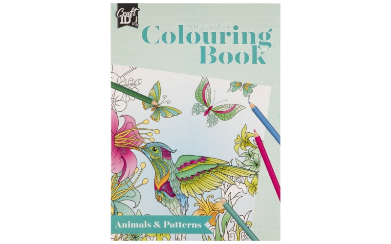 MALEBOG ANIMALS & PATTERNS A4 64 SIDER