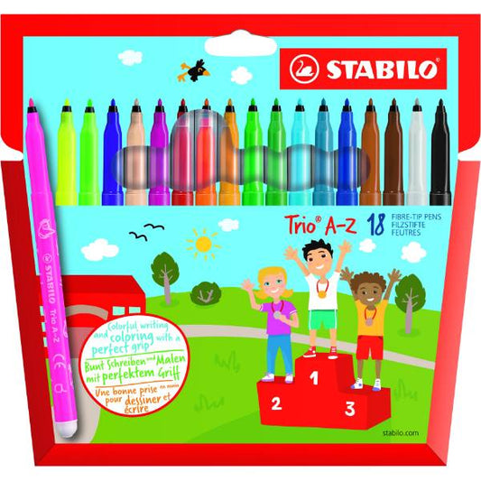 STABILO TRIO FILTPEN 18 STK