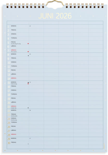 FAMILIEKALENDER COLOR LILLE 2026