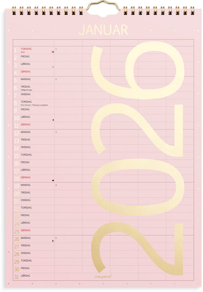FAMILIEKALENDER COLOR LILLE 2026