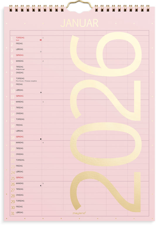 FAMILIEKALENDER COLOR LILLE 2026
