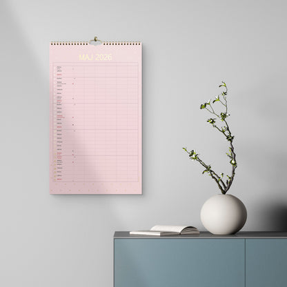 FAMILIEKALENDER COLOR STOR 2026