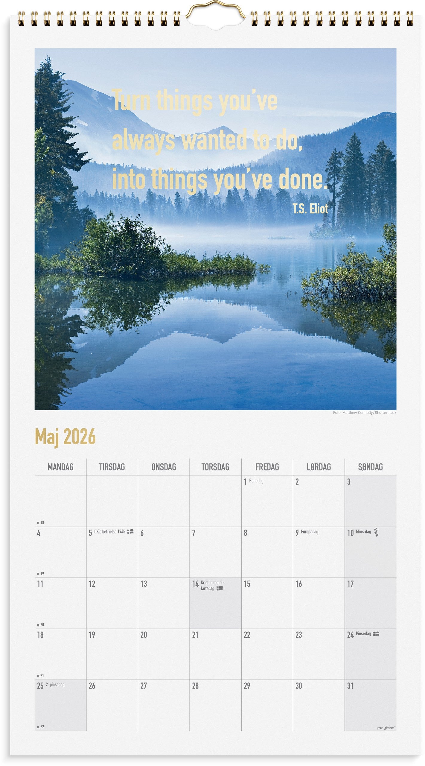 VÆGKALENDER DREAM & DO 2026