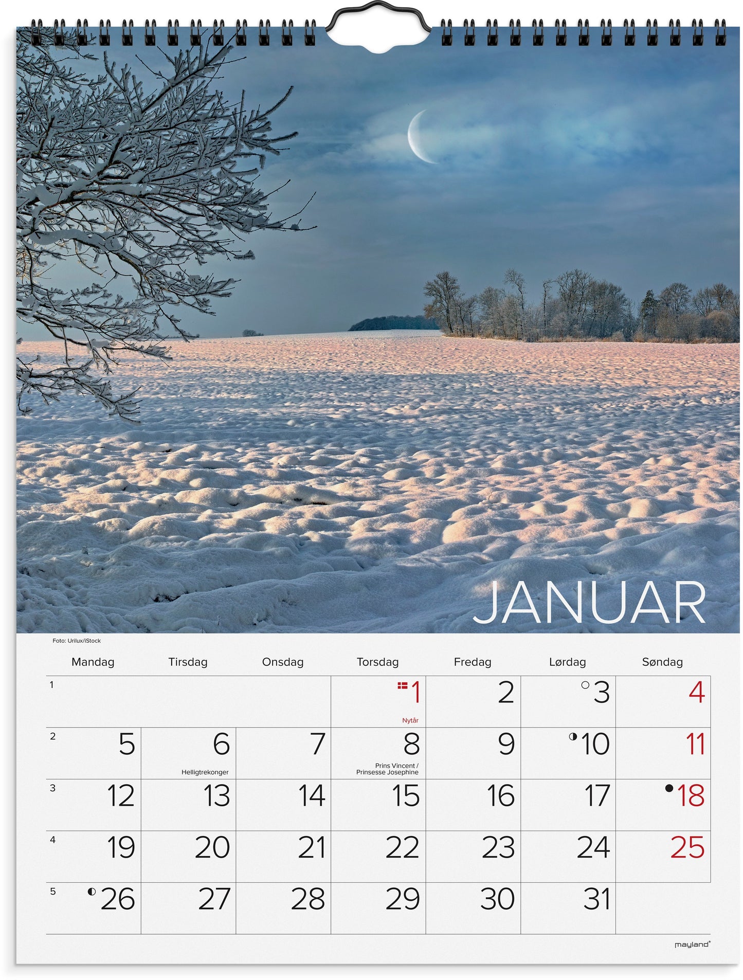 VÆGKALENDER DANSK NATUR 2026