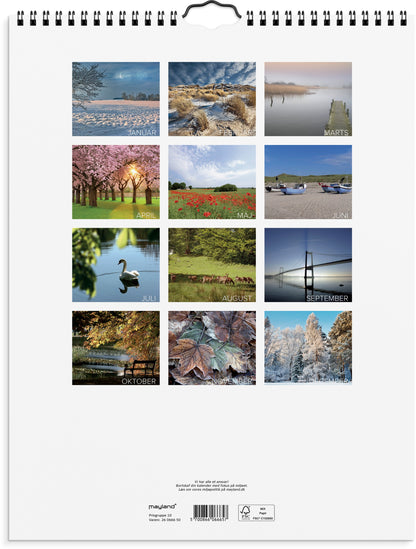 VÆGKALENDER DANSK NATUR 2026