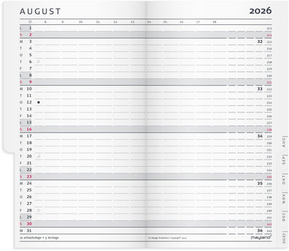 INDEX PLANNER MINI MÅNEDSKALENDER REFILL 2026