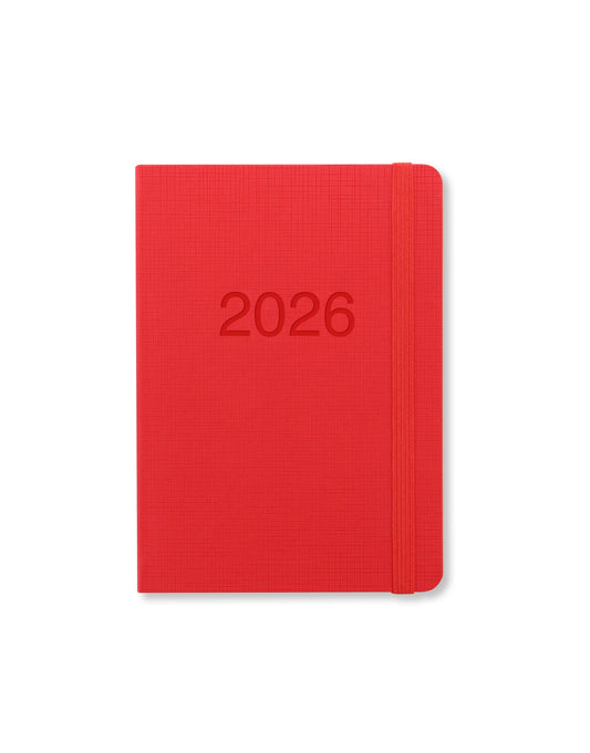 LETTS MEMO A6 2026 UGE PR. OPSLAG RØD