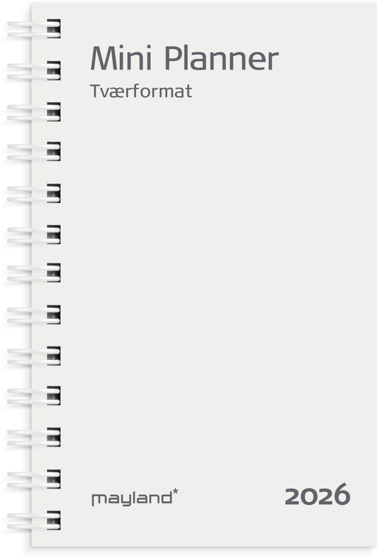 MINI PLANNER UGEKALENDER REFILL 2026