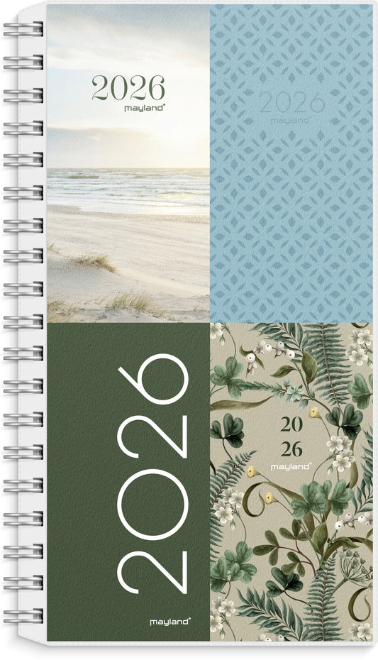 WEEK PLANNER HØJFORMAT M/4 ILLU. 2026