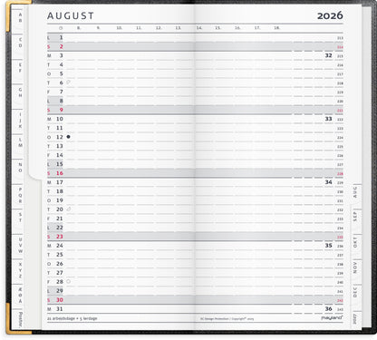 INDEX PLANNER 2026 SORT SKIND