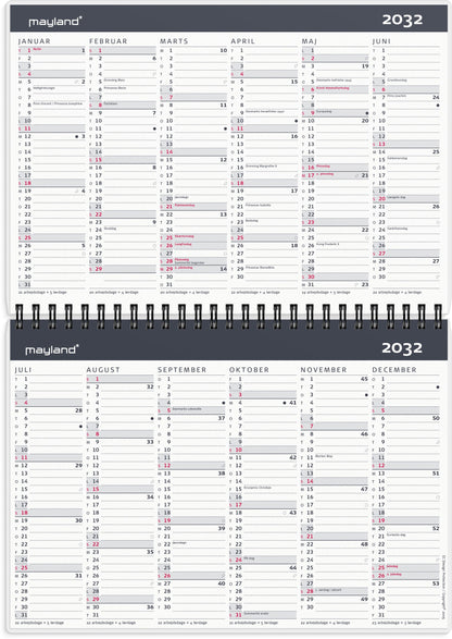 10-ÅRSKALENDER A5 M/ILLU. 2026