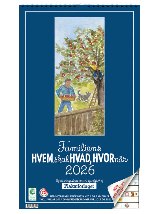 FAMILIENS HVEM SKAL HVAD HVORNÅR 2026