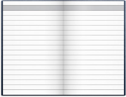 LOMMEKALENDER UGE BLÅ KUNSTSKIND INDBUNDET 2026