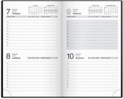 NOTERINGSKALENDER 2 DAGE SORT KUNSTSKIND 2026