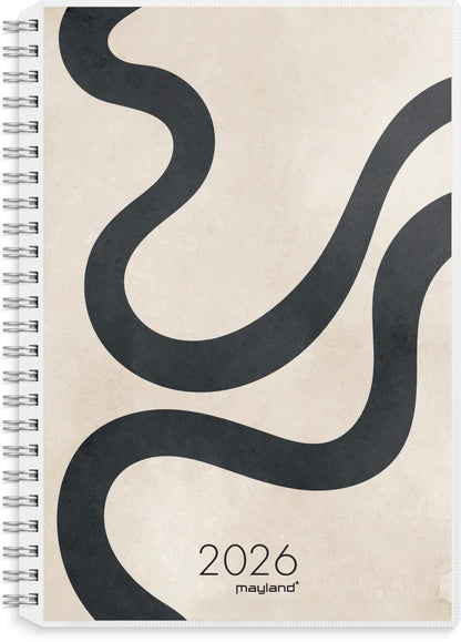 A5 UGEKALENDER TVÆRFORMAT M/4 ILLU. 2026