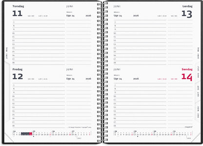 2-DAGES-KALENDER SORT PP-PLAST 2026