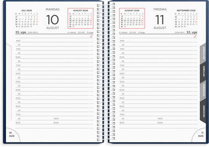 DAGKALENDER BLÅ PP-PLAST 2026