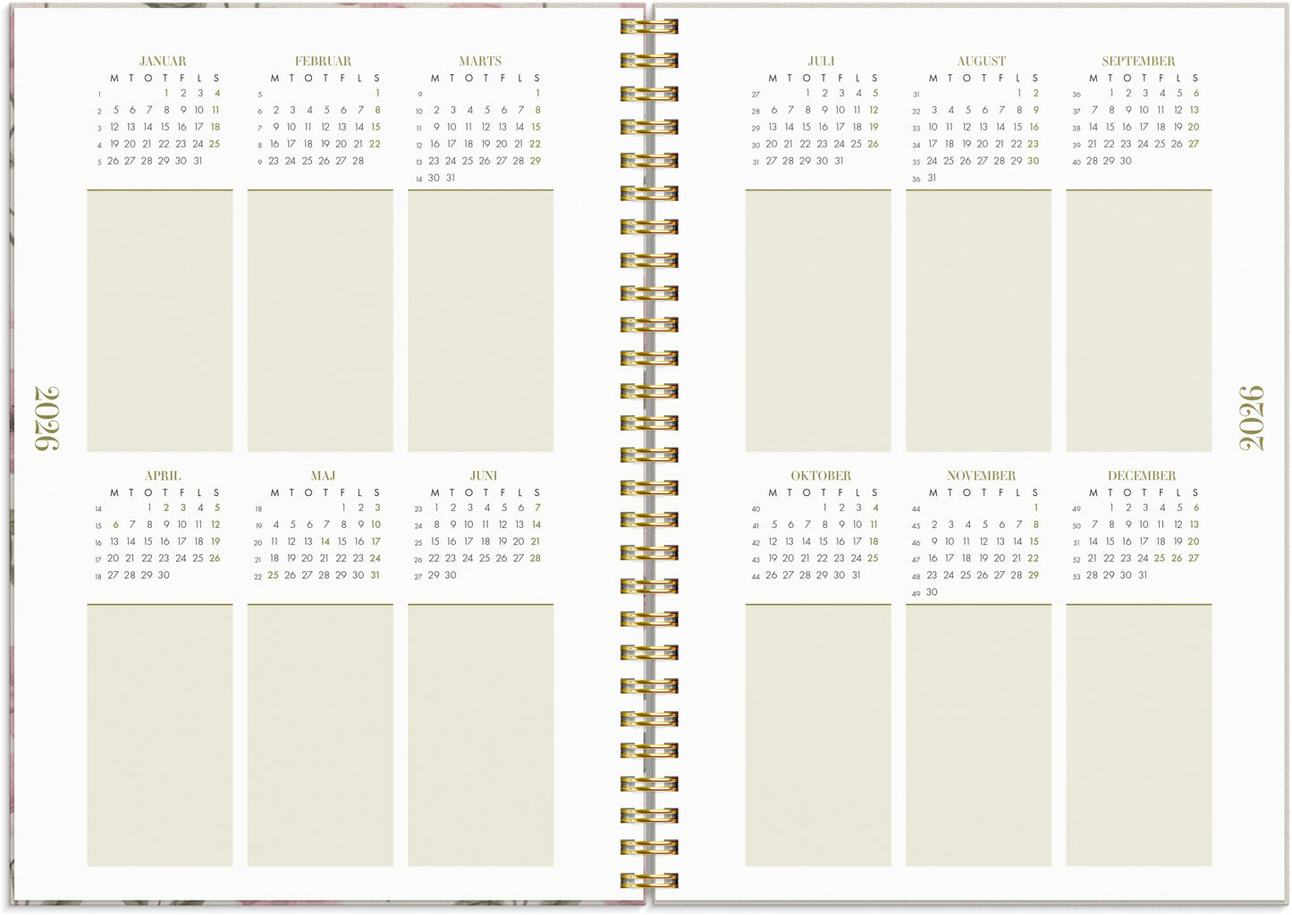 LIFE PLANNER ESSENTIALS A5 UGEKALENDER 2026