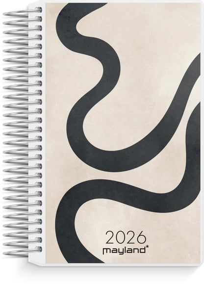 MINI DAGKALENDER M/4 ILLUSTRATIONER PP-PLAST 2026