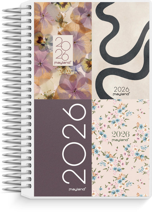 MINI DAGKALENDER M/4 ILLUSTRATIONER PP-PLAST 2026