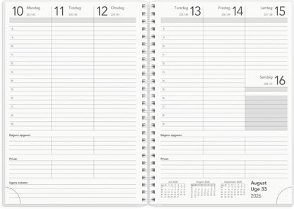 BASIC UGEKALENDER A5 PP-PLAST 2026