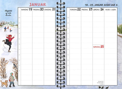 UGEKALENDER MED KOLONNER 2026