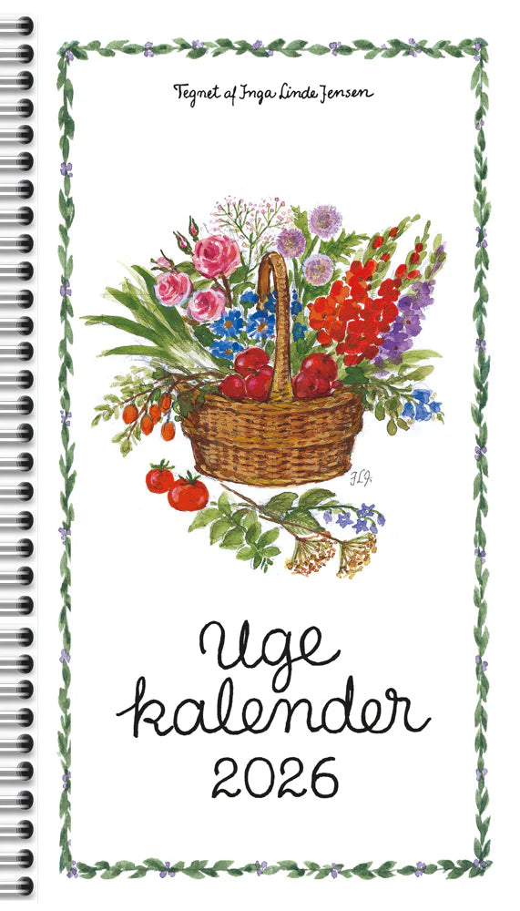 UGEKALENDERBOGEN 2026 9,5X17 CM
