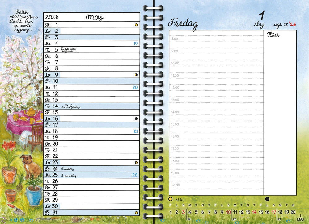 DAGKALENDER STOR 2026