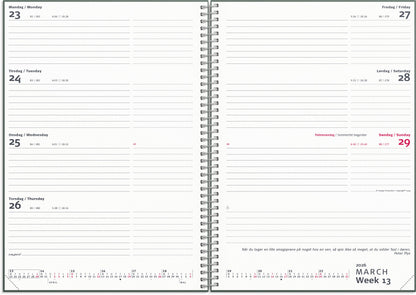 MAYLAND STUDIEKALENDER 25/26 A5 STORY UGE TVÆRFOR.