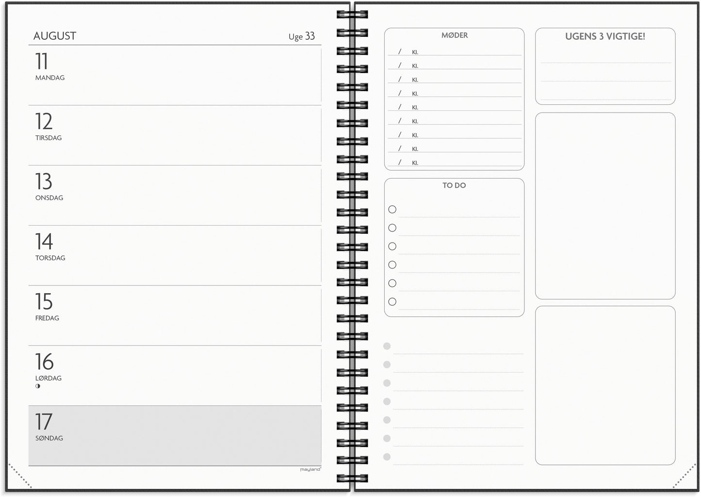 STUDIE FÅ DET GJORT A5 UGEKALENDER 2025/2026