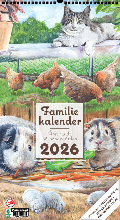 FAMILIEKALENDER ÅRET RUNDT PÅ BONDEGÅRDEN 2026