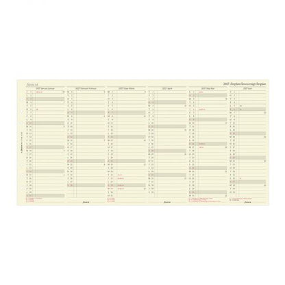 FILOFAX REFILL ÅRSPLAN A5 2027