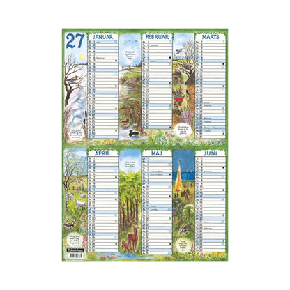 PLAKATFORLAGET A3 KARTONKALENDER 2027