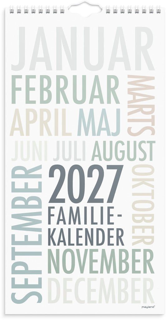 FAMILIEKALENDER TRENDART 2027