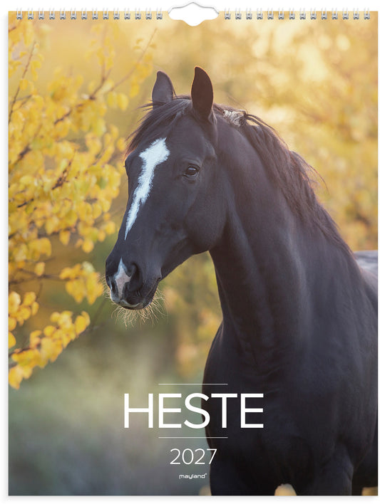 VÆGKALENDER HESTE 2027