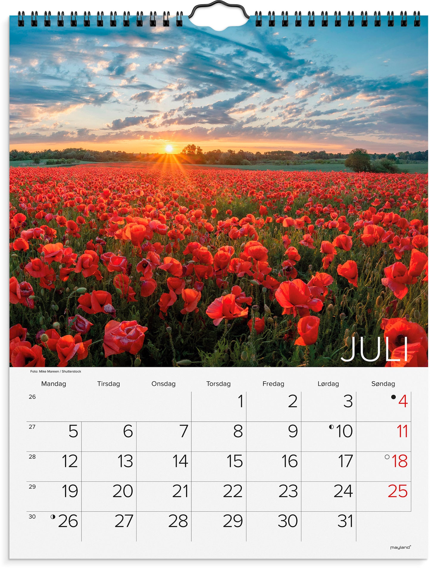VÆGKALENDER DANSK NATUR 2027