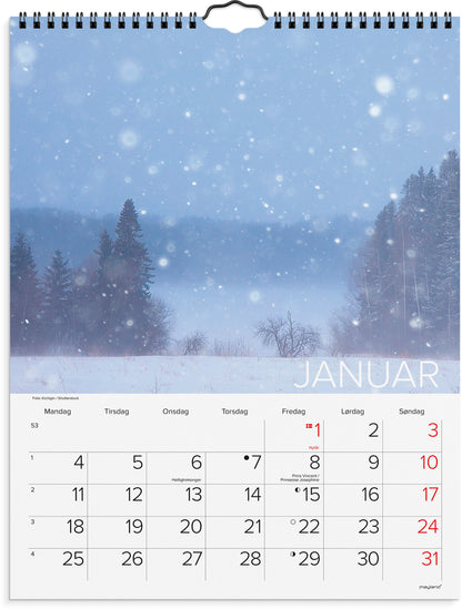 VÆGKALENDER DANSK NATUR 2027