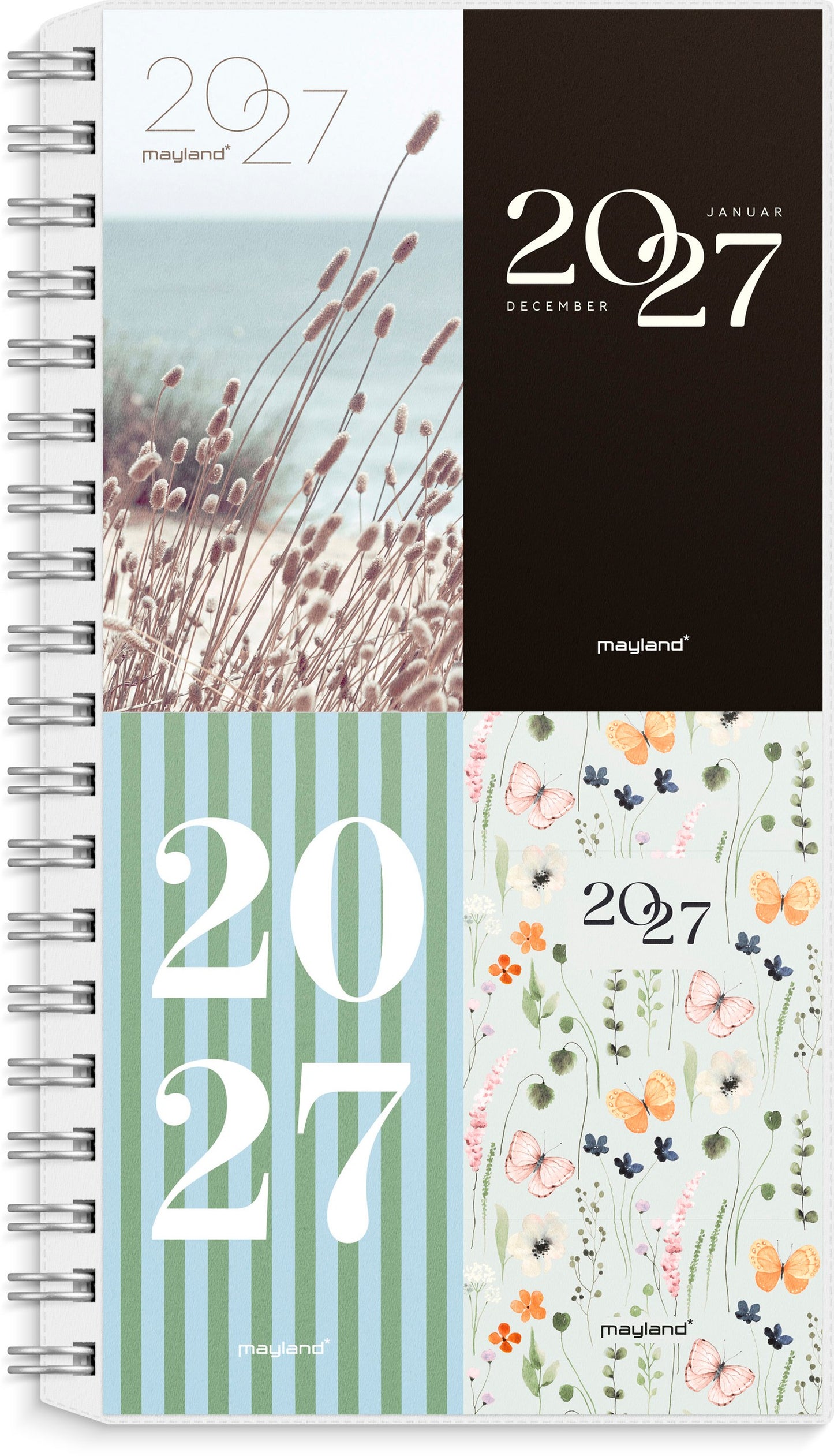 WEEK PLANNER HØJFORMAT M/4 ILLU. 2027