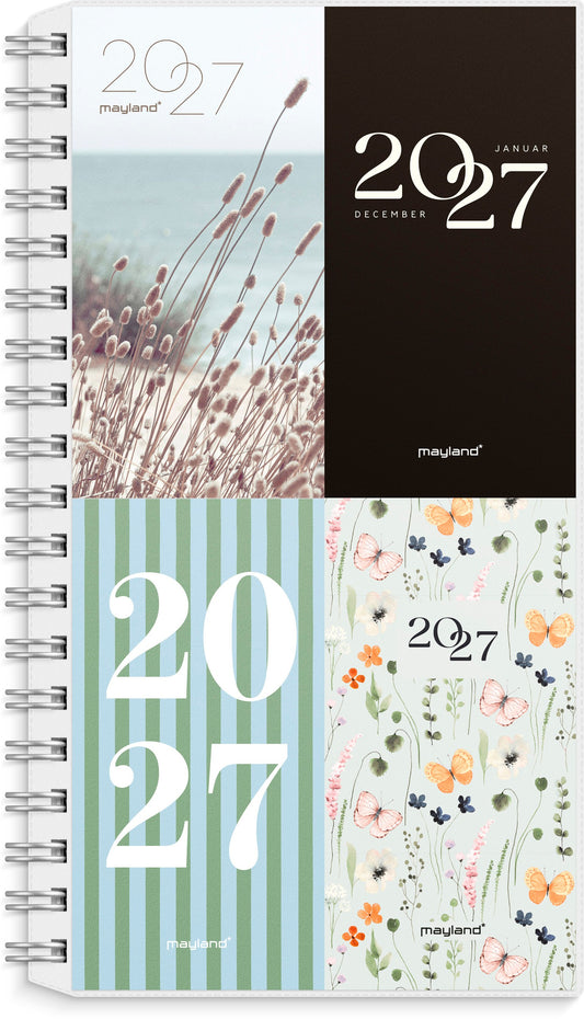 WEEK PLANNER HØJFORMAT M/4 ILLU. 2027