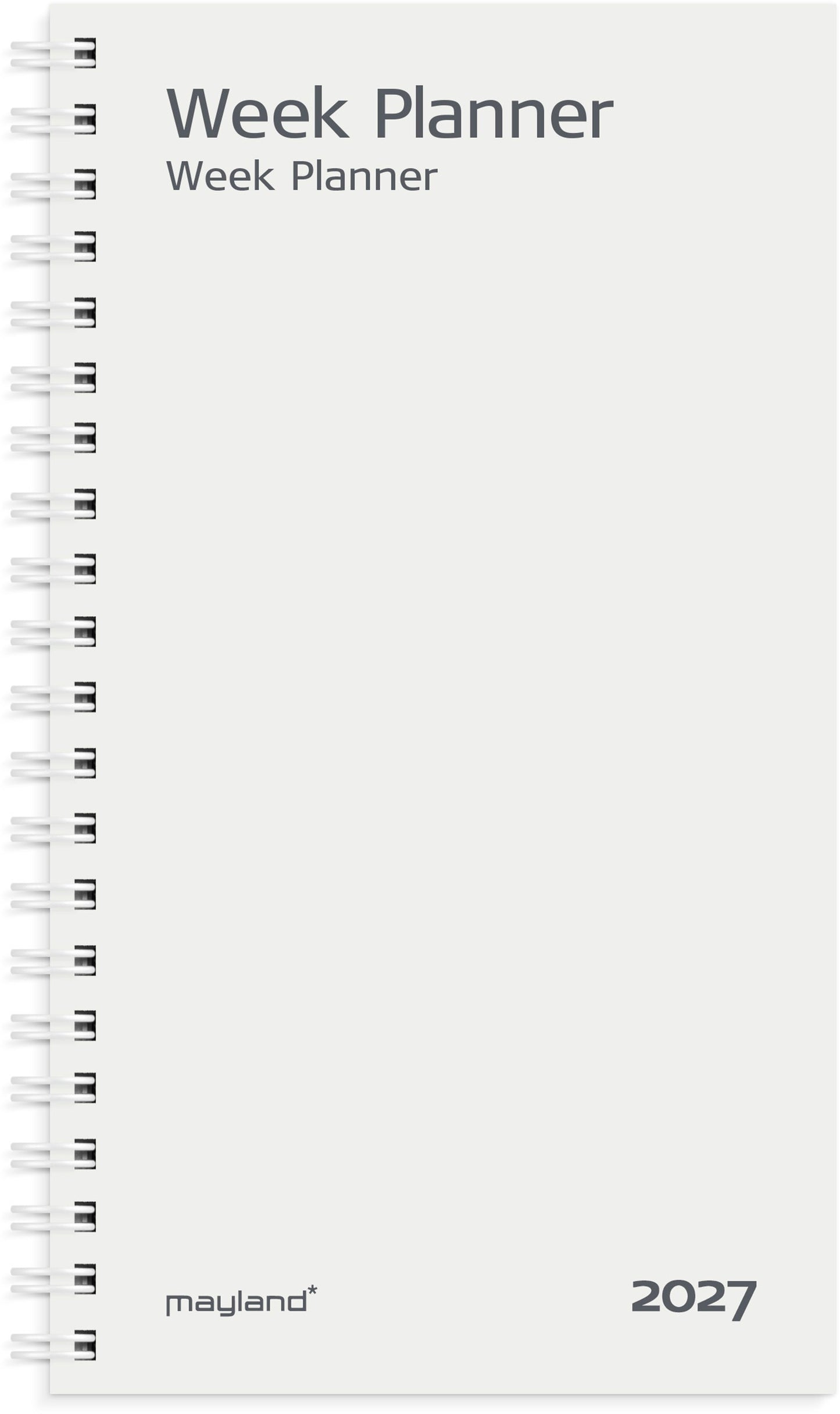 WEEK PLANNER HØJFORMAT REFILL 2027