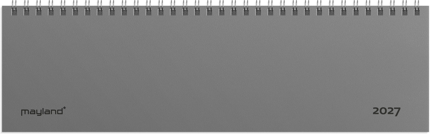DAG-UGE BORDKALENDER GRÅ PP-PLAST 2027