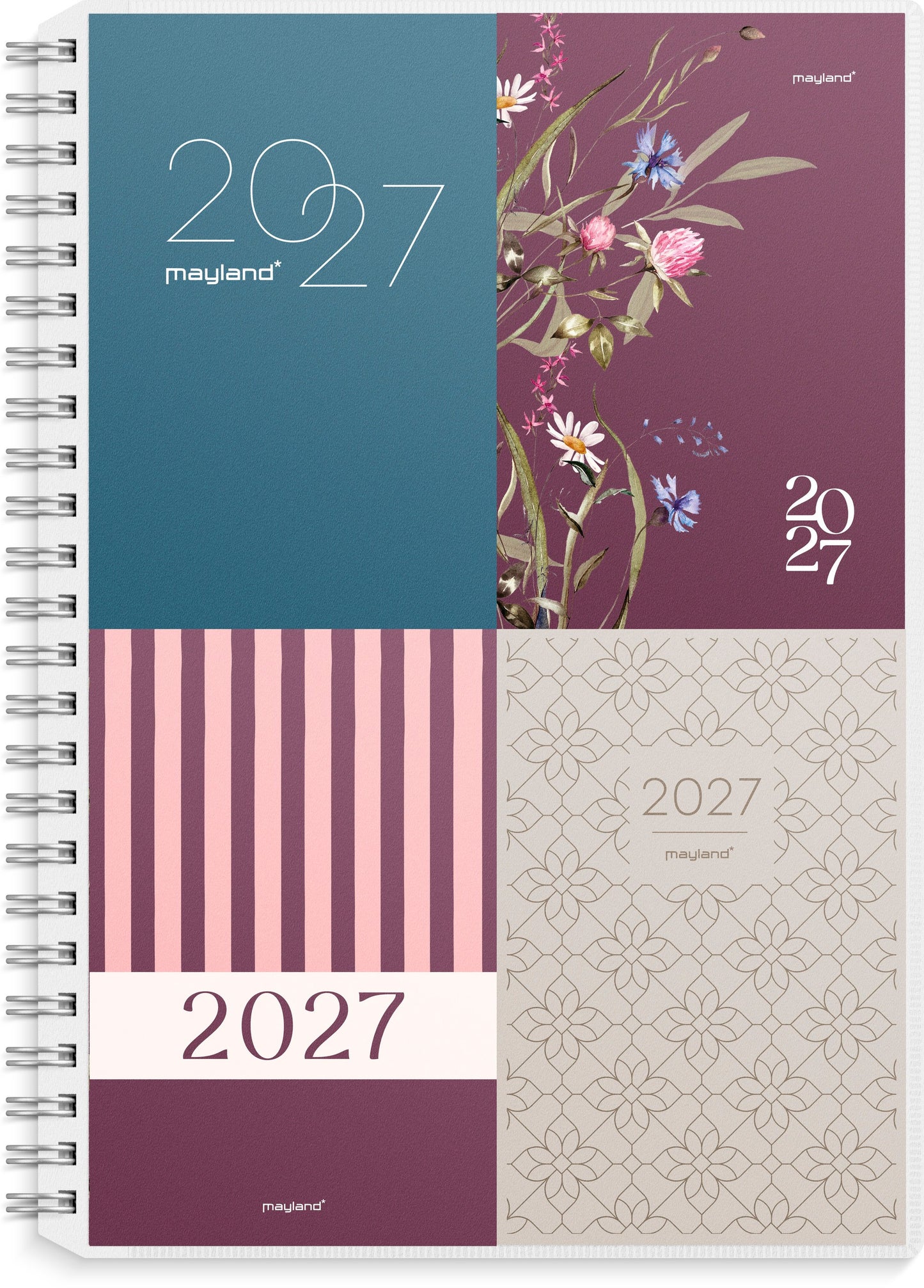 A5 UGEKALENDER TVÆRFORMAT M/4 ILLU. 2027